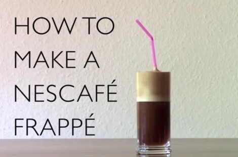 How to make a real Greek Nescafe Frappe Coffee